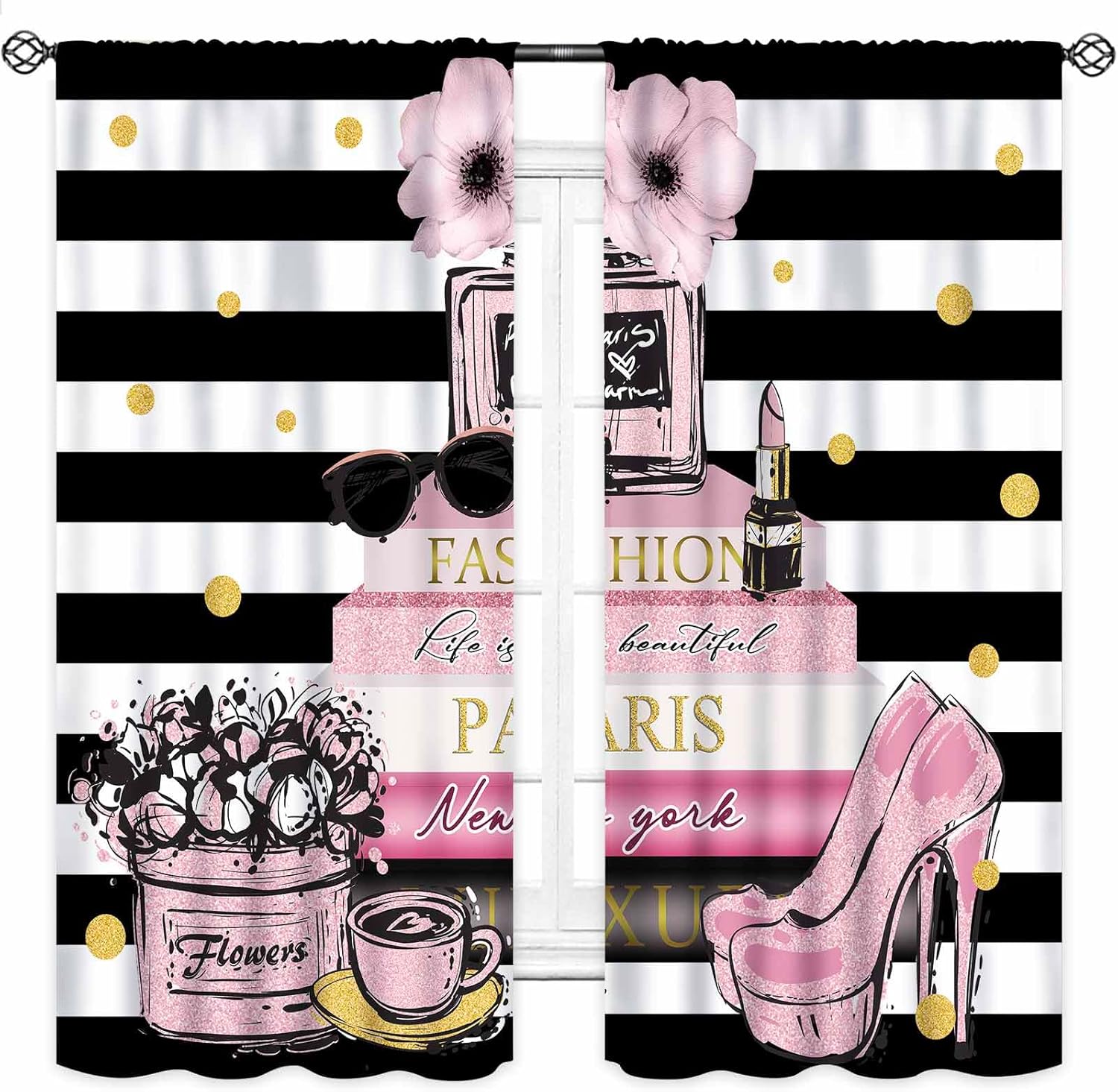 Pink Fashion Women Curtain for - Women'S Fashion Magazine recensione e prezzo