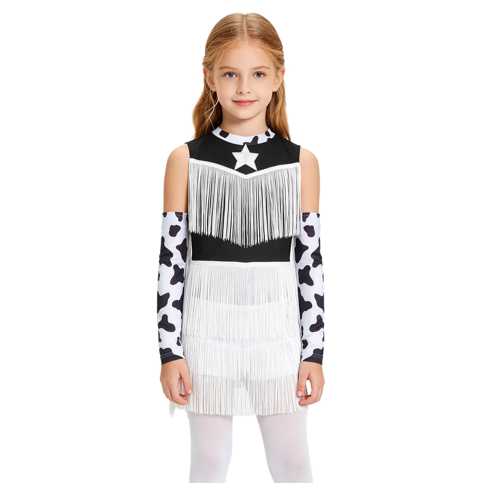 Girls Cowgirl Costume 2 Pieces - Sleeveless Jumpsuit recensione e prezzo