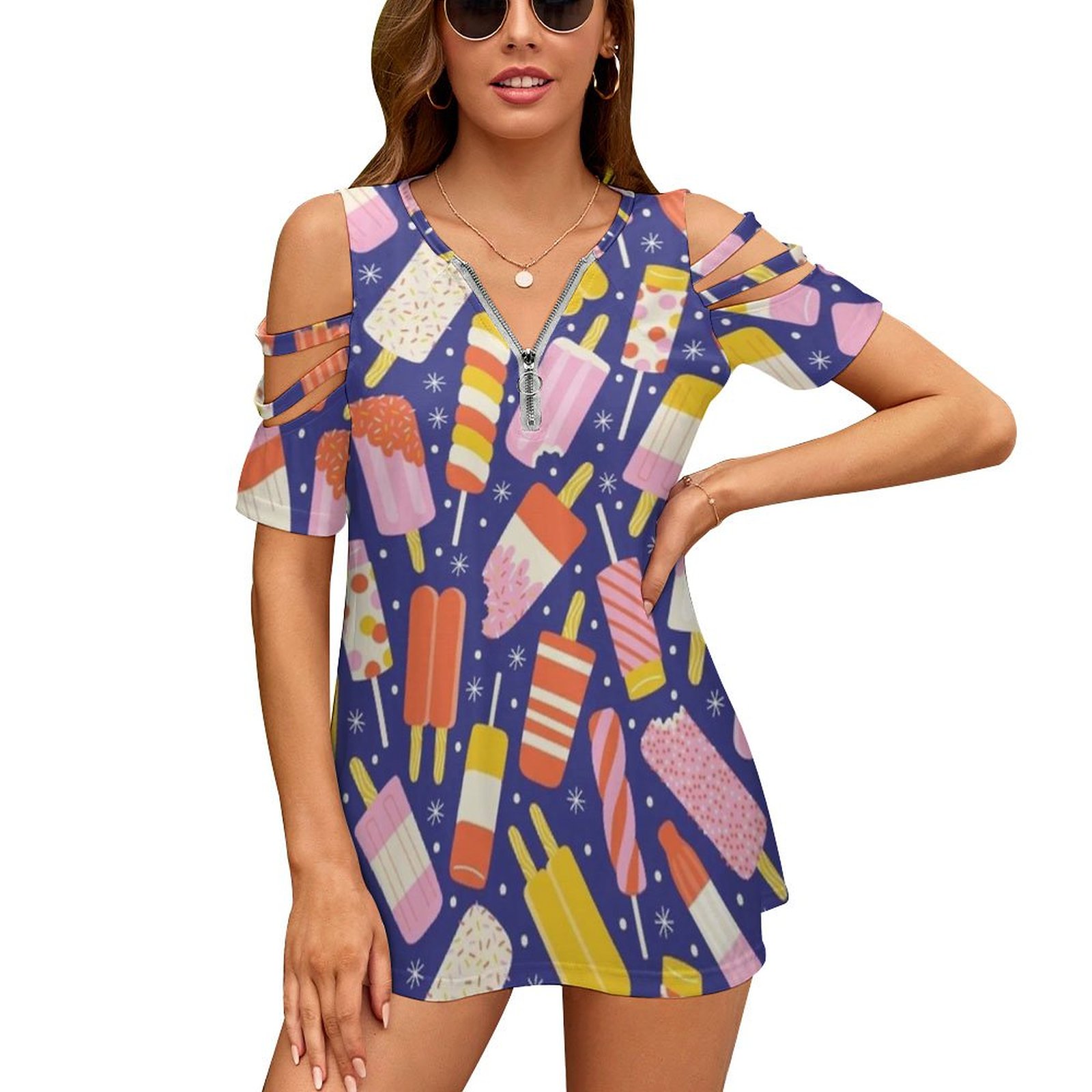 Popsicles New Fashion Zip Off  - Women Fashion Vector recensione e prezzo