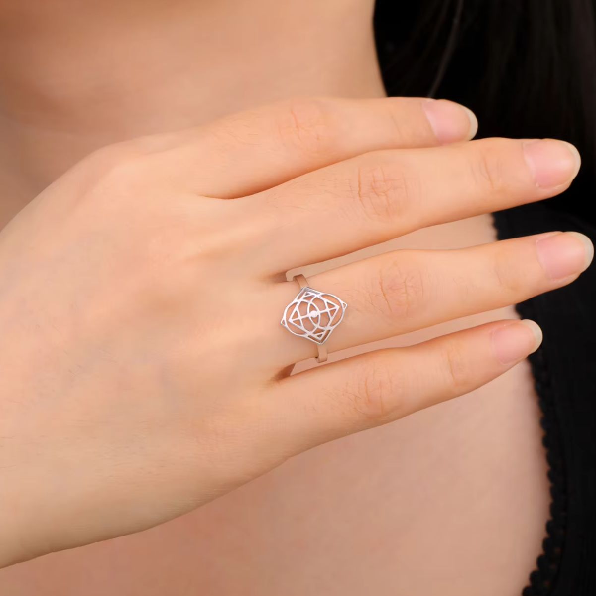 LIKGREAT Geometric Vector Ring - Women Fashion Vector recensione e prezzo