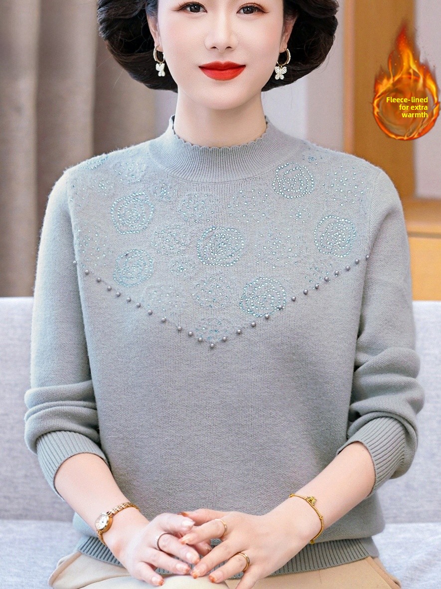 Thickened Fleece Warm Printed  - Women Fashion Over 60 recensione e prezzo