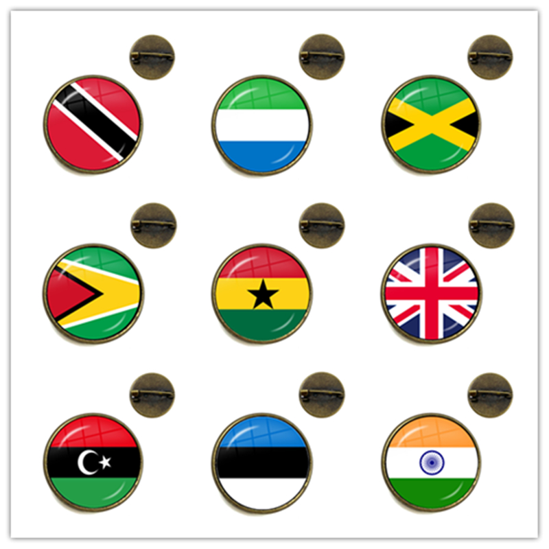 National Flag Brooches Trinida - Women Fashion Uk recensione e prezzo