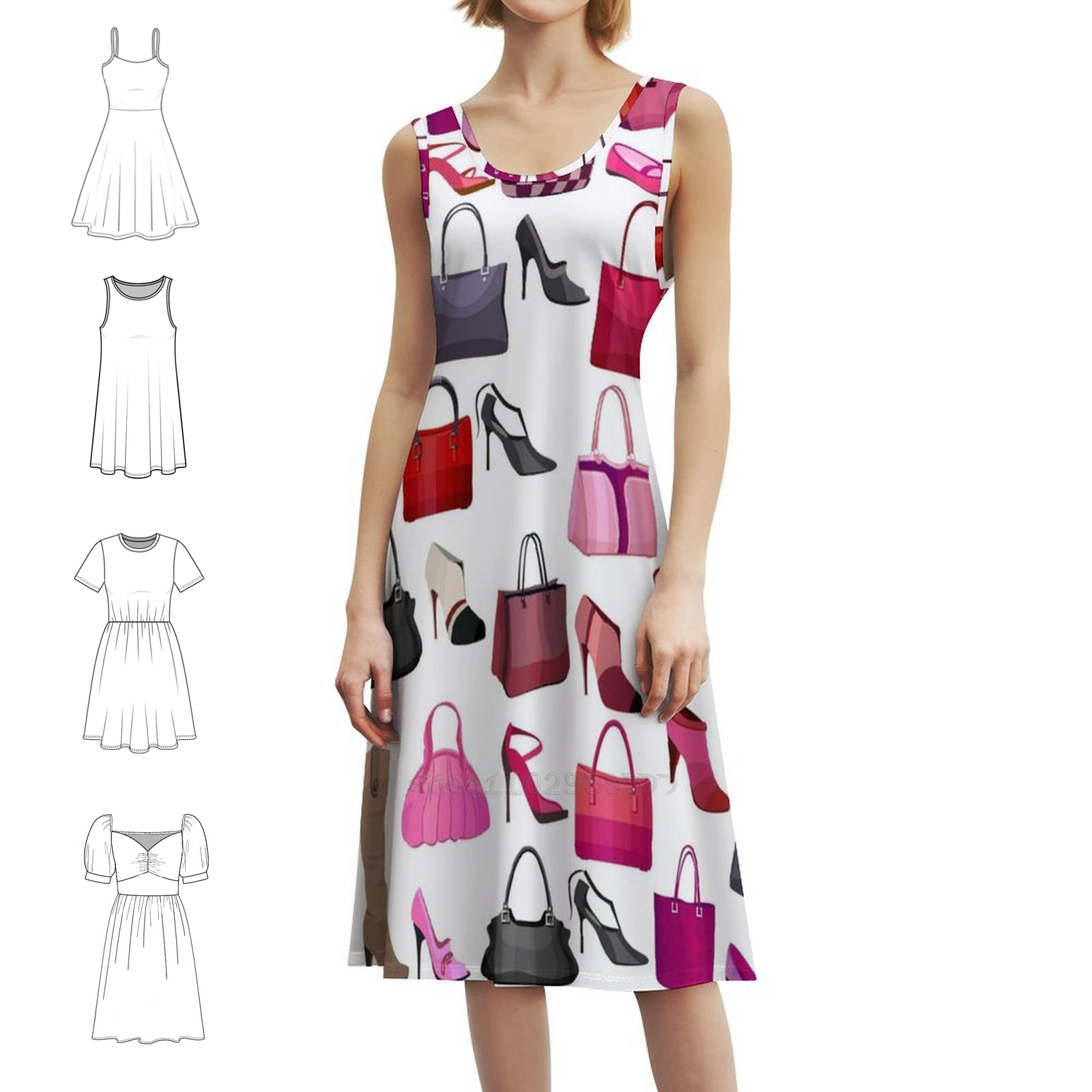 Seamless Pattern With Womans B - Women Fashion Vector recensione e prezzo