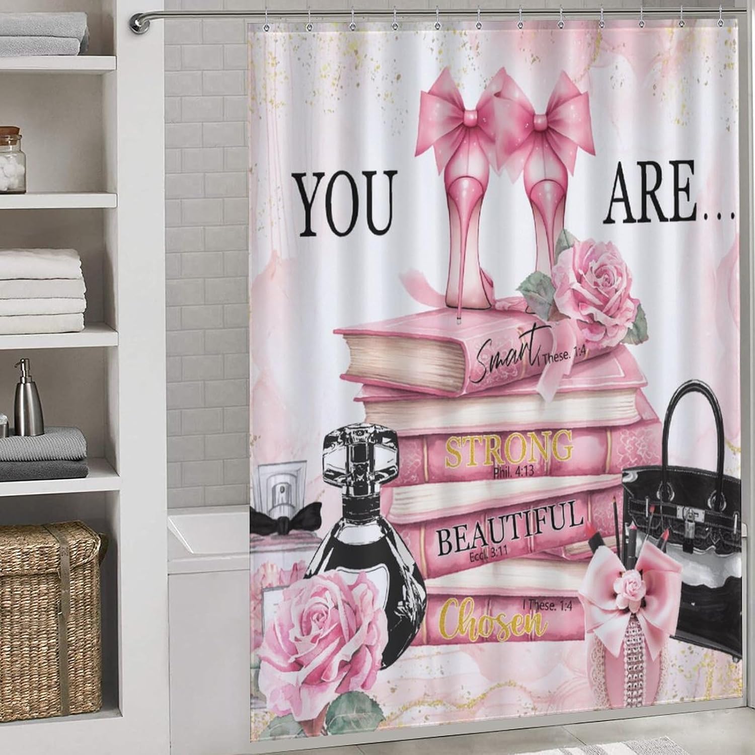 Fashion Woman Shower Curtain f - Women'S Fashion Magazine recensione e prezzo