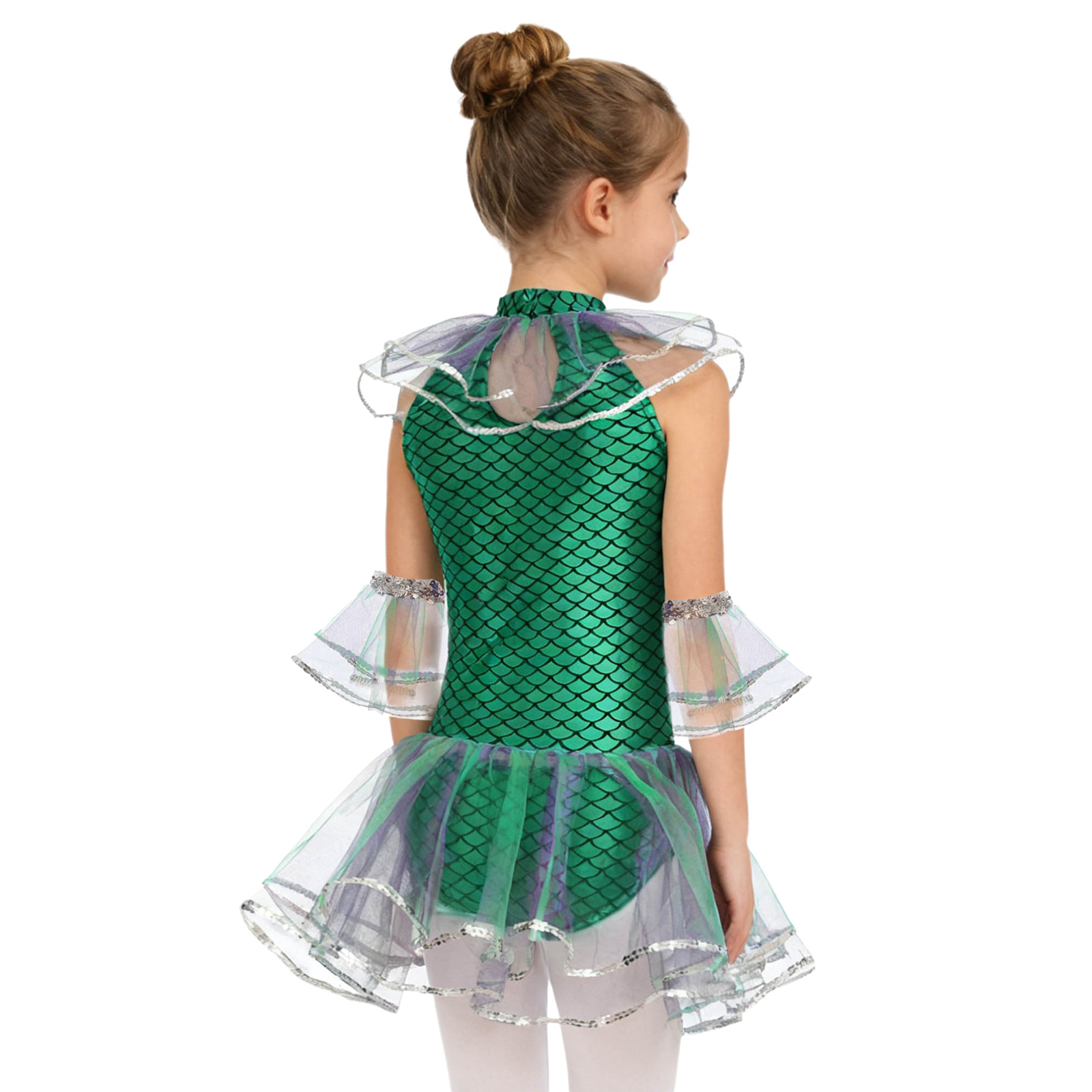 Halloween Mermaid Cosplay Cost - Sleeveless Jumpsuit recensione e prezzo