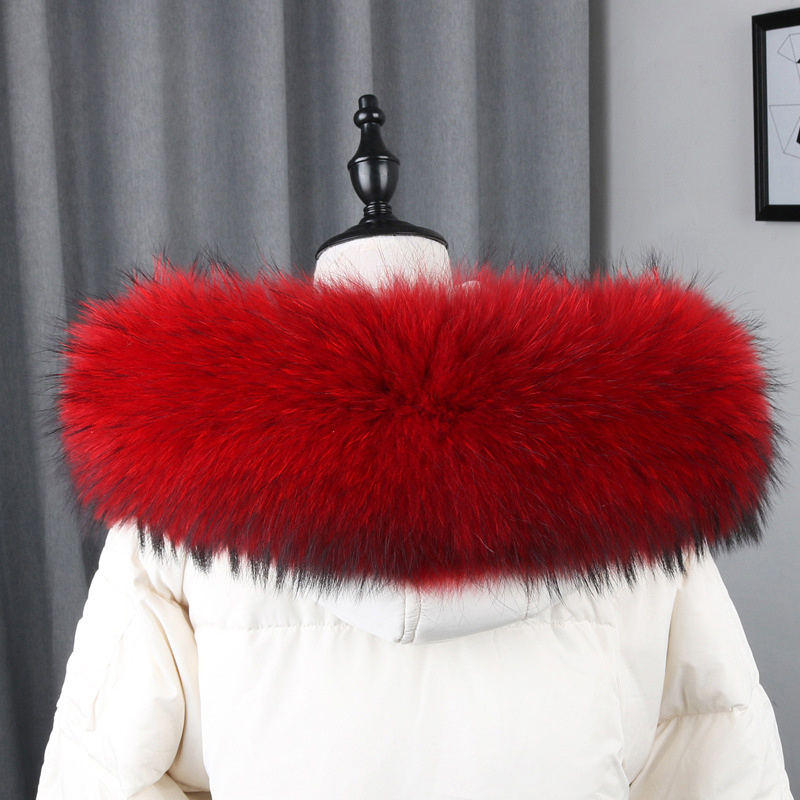 100% Real Fur Collar Coat Wint - Women'S Fashion Visor recensione e prezzo