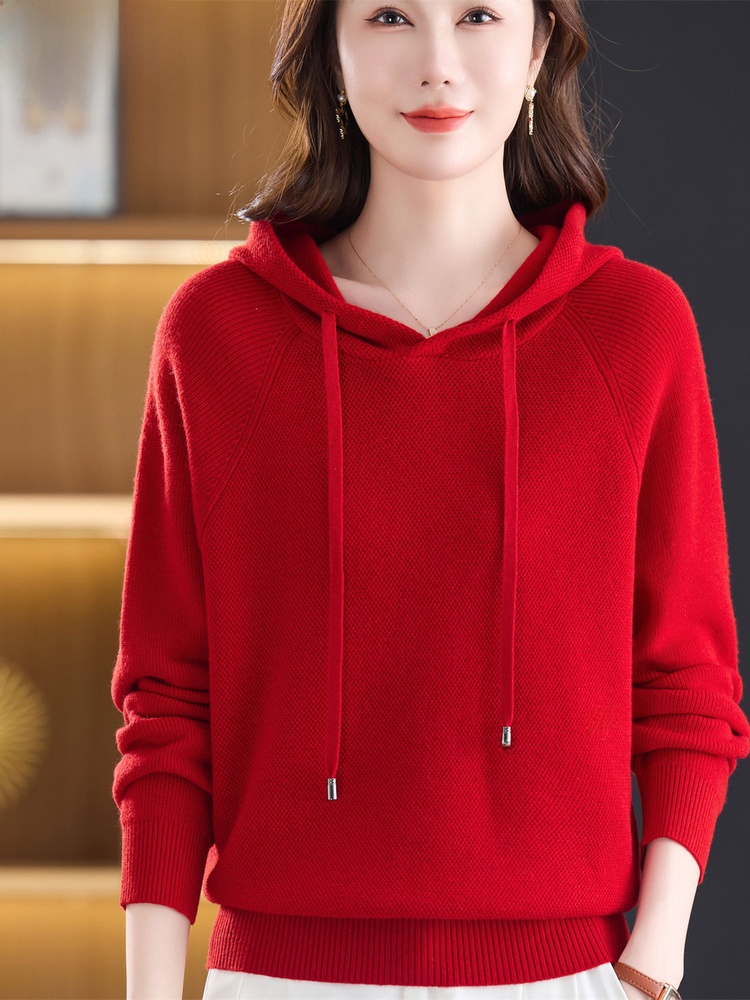Loose Knitted 100 Pure Woolen  - Women Fashion Over 60 recensione e prezzo