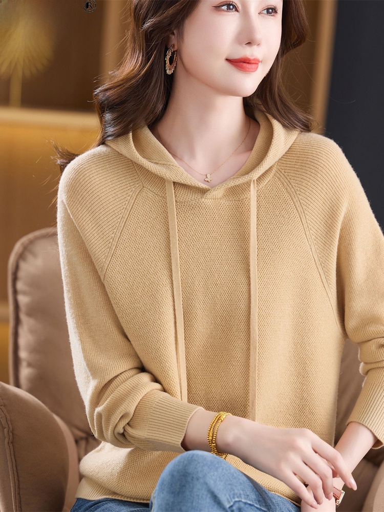 Loose Knitted 100 Pure Woolen  - Women Fashion Over 60 recensione e prezzo