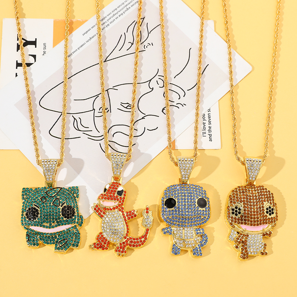 Diamond Studded Squirtle Neckl - Women Fashion Japan recensione e prezzo