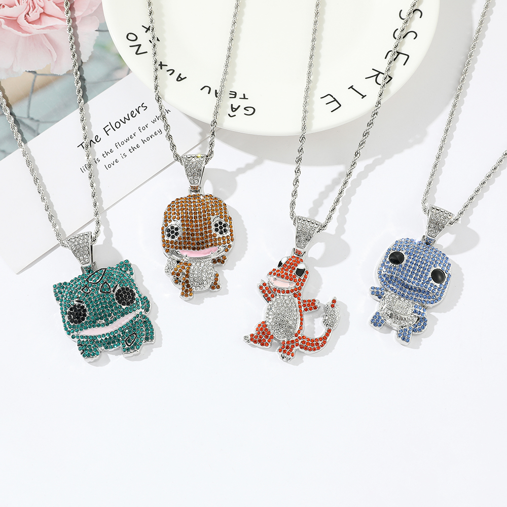 Diamond Studded Squirtle Neckl - Women Fashion Japan recensione e prezzo
