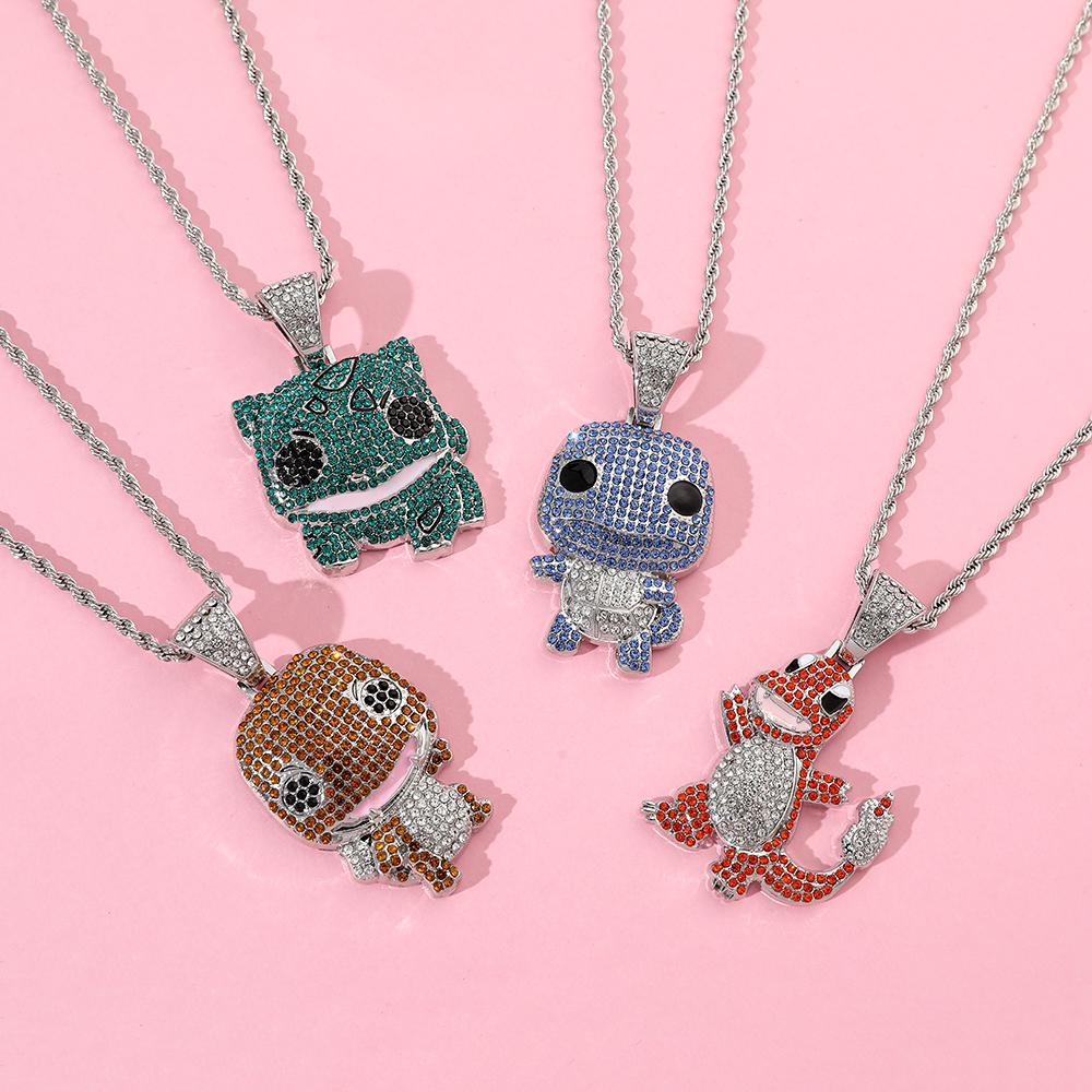 Diamond Studded Squirtle Neckl - Women Fashion Japan recensione e prezzo