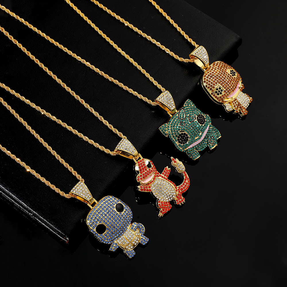 Diamond Studded Squirtle Neckl - Women Fashion Japan recensione e prezzo