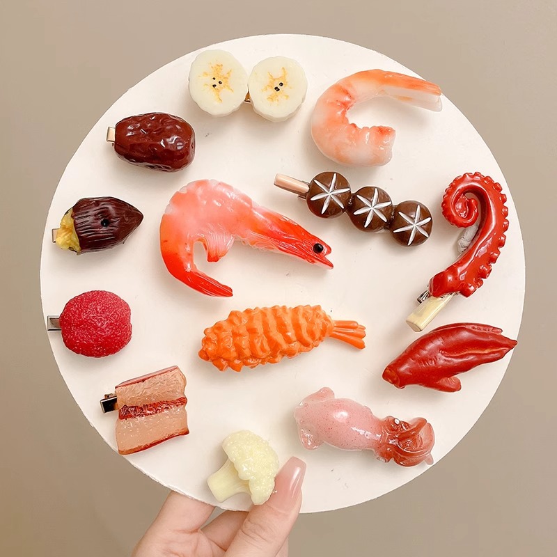 Simulated Food Hair Clip New C - Women Fashion Fun recensione e prezzo