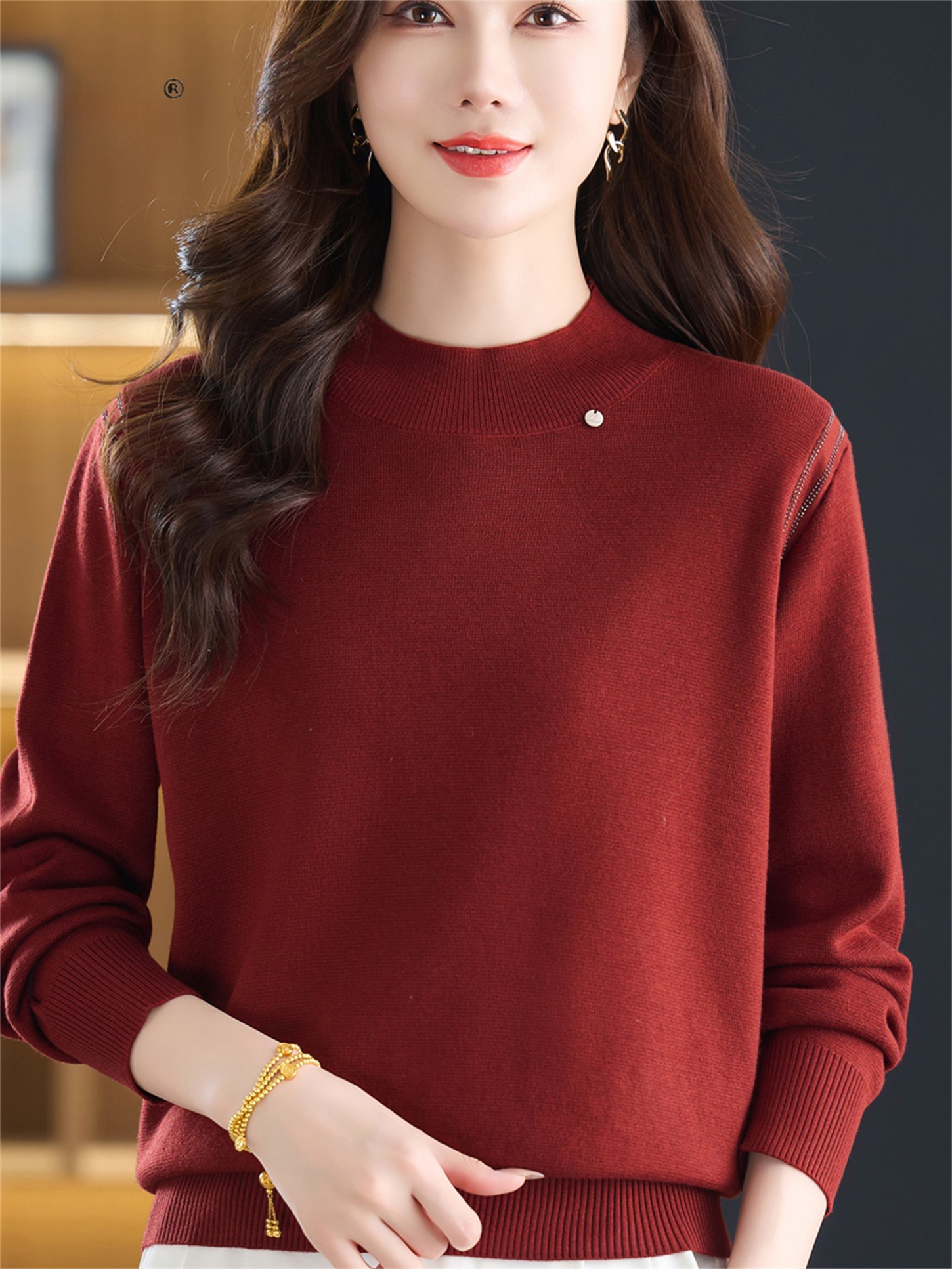 Fashionable round Neck Knitwea - Women Fashion Over 60 recensione e prezzo
