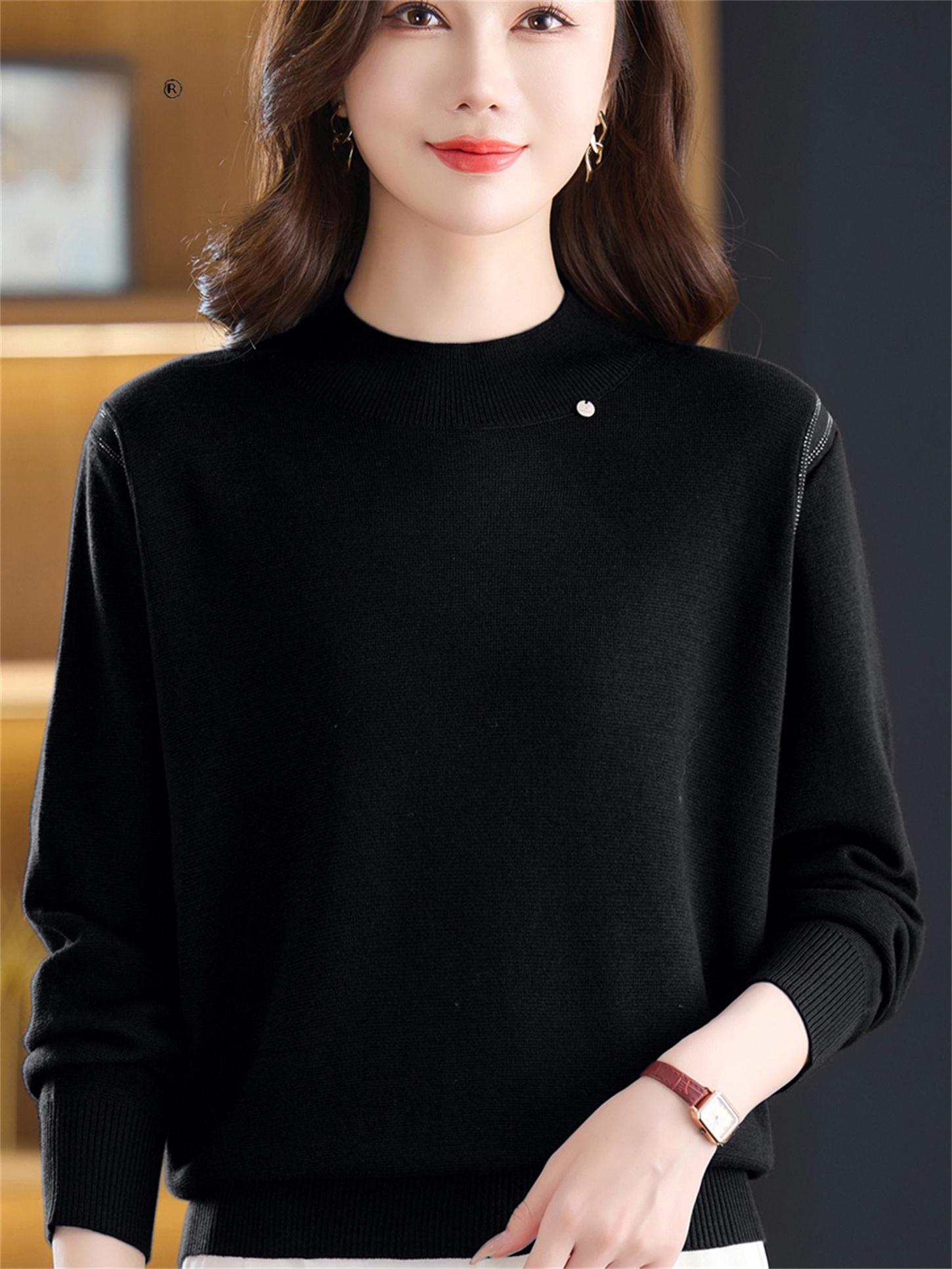 Fashionable round Neck Knitwea - Women Fashion Over 60 recensione e prezzo