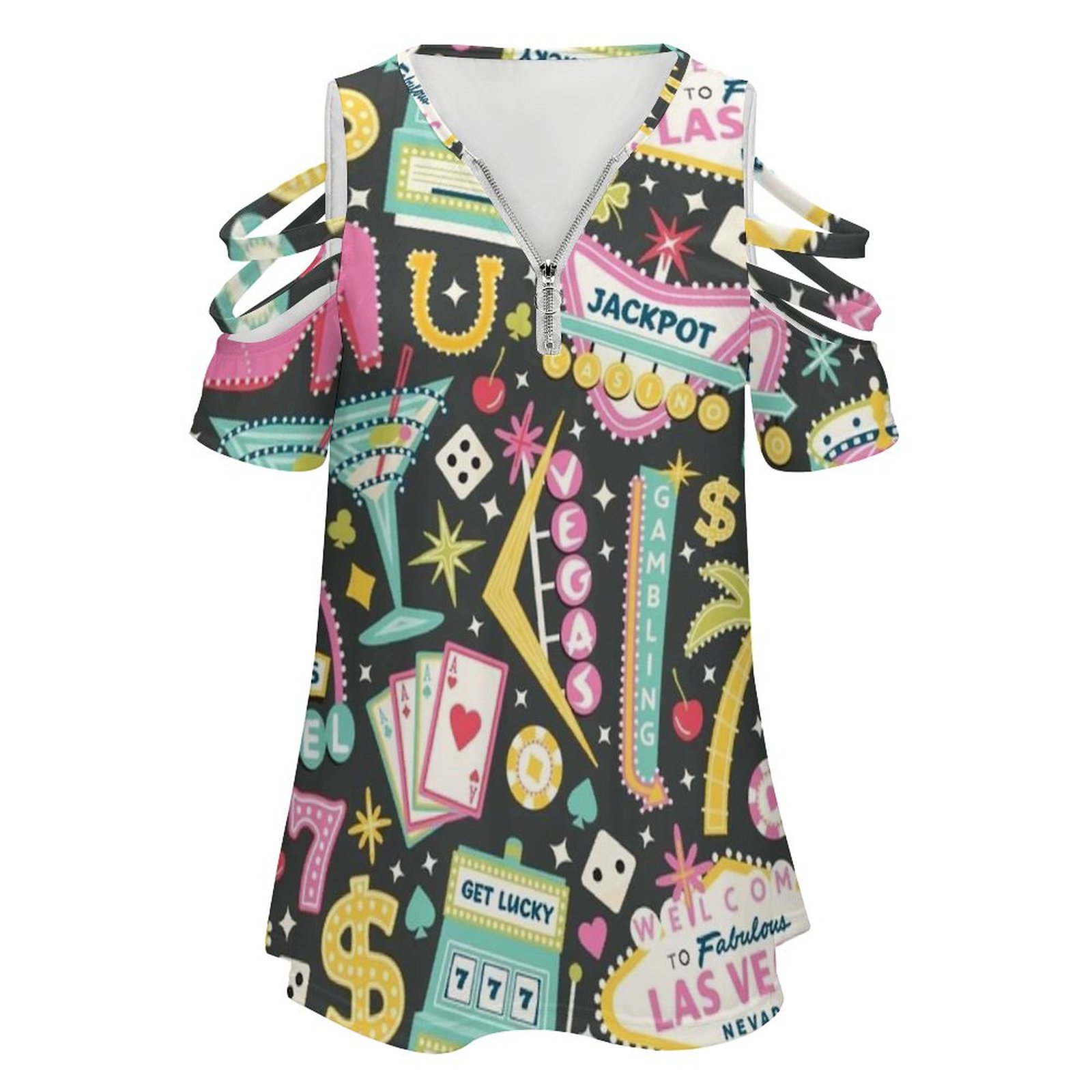 Viva Las Vegas Women's T-Shirt - Women Fashion Vector recensione e prezzo