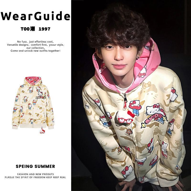 Ins New Hello Kitty Bapes Camo - Women Fashion Japan recensione e prezzo