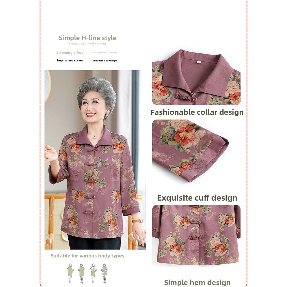 Elegant Seven-Quarter Sleeve S - Women Fashion Over 60 recensione e prezzo
