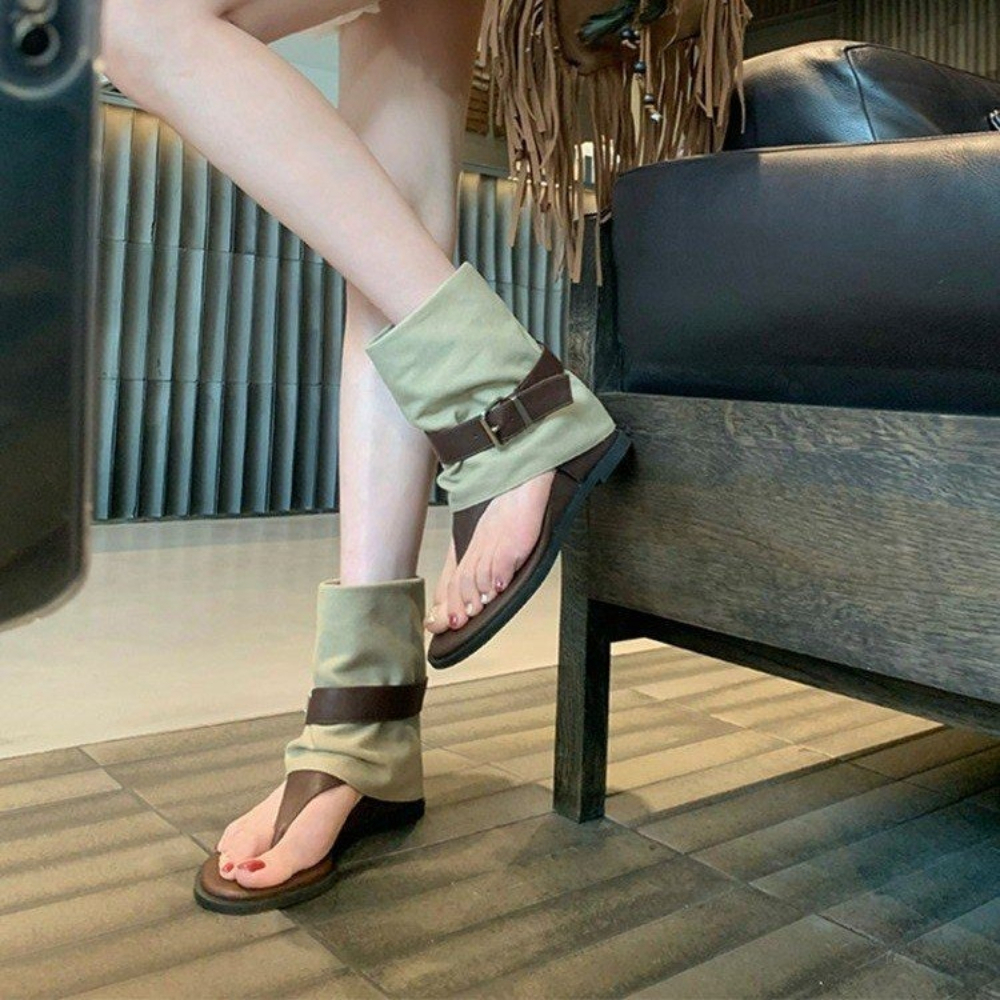 Vintage Color Block Toe Ring S - Women'S Fashion Boots recensione e prezzo