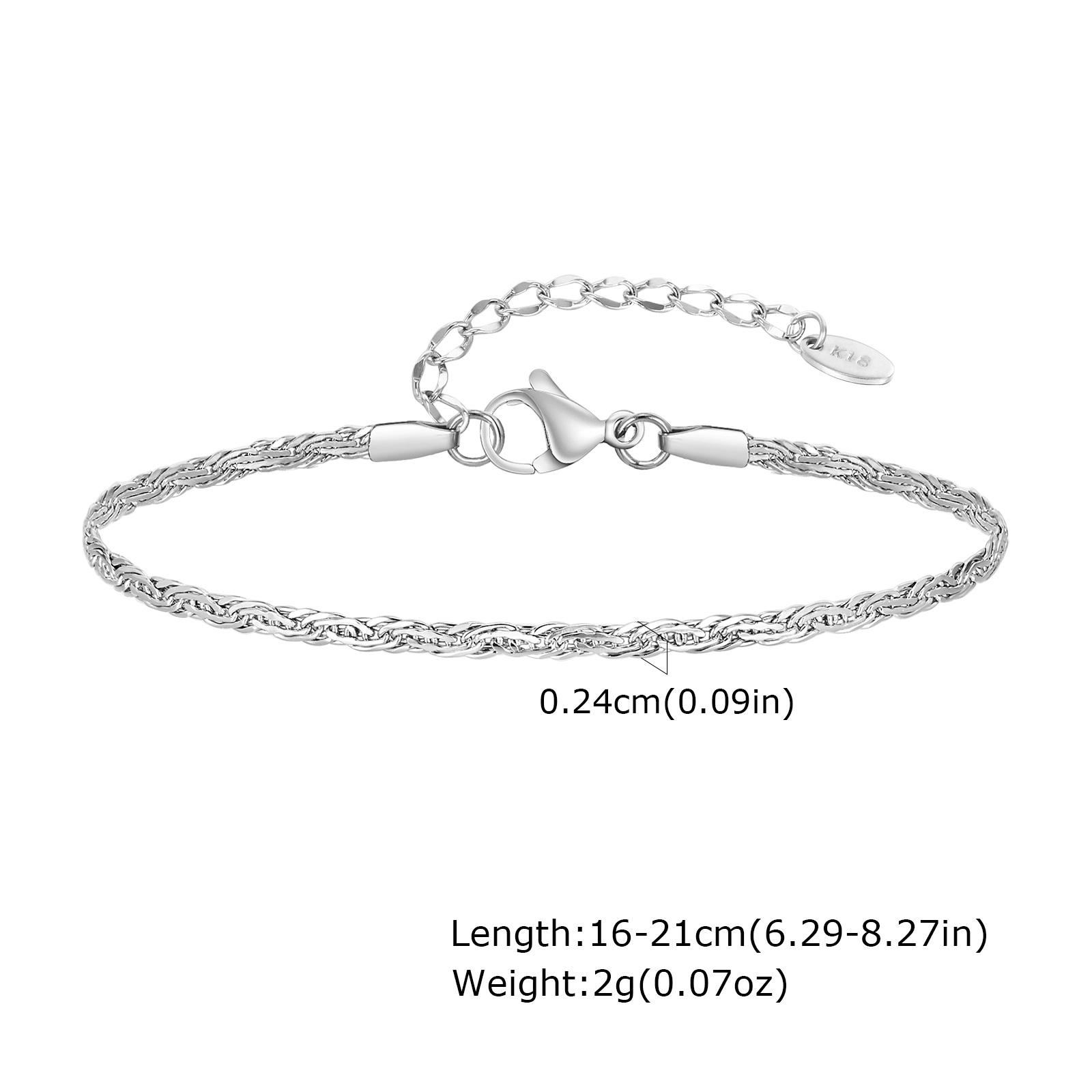 16-21CM Adjustable Bracelets G - Women'S Fashion In The 1940S recensione e prezzo
