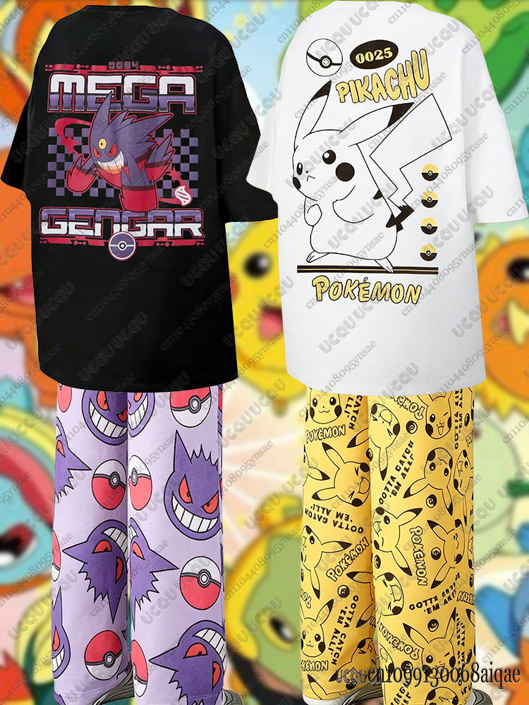 2026 Anime Pikachu&Gengar Summ - Women Fashion Images recensione e prezzo